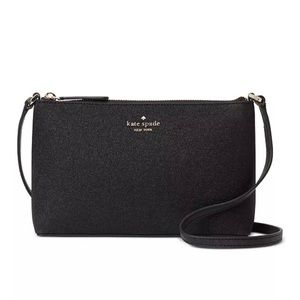 KATE SPADE New York Joeley black sparkle crossbody